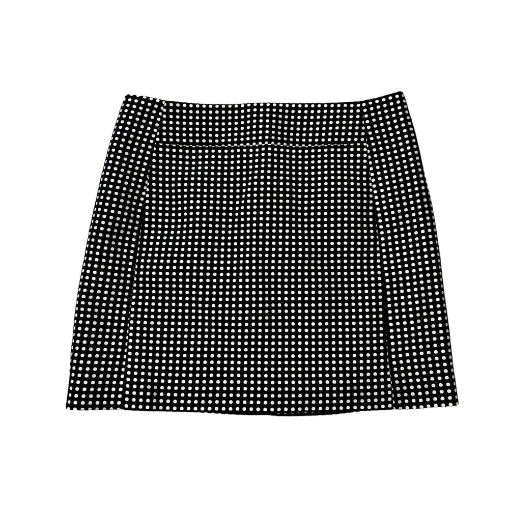 Ann Taylor LOFT skirt EUC size 14 black and white fully lined